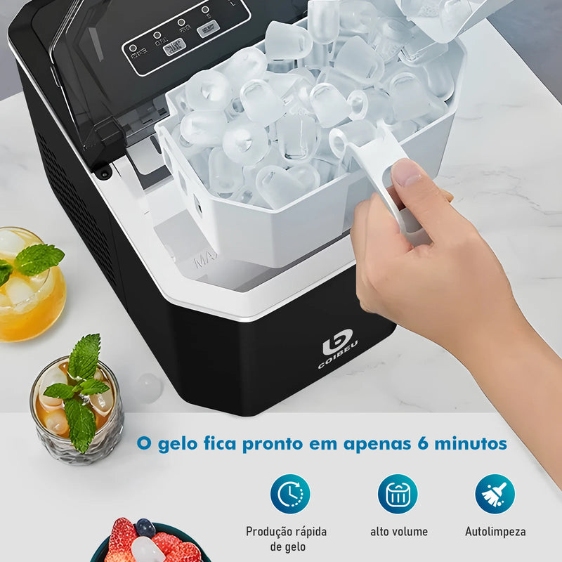 Electric Portable Ice Machine, Ice Machine, Ice Machine, Ice Making Machine, Portable Ice Making Machine, Brazil