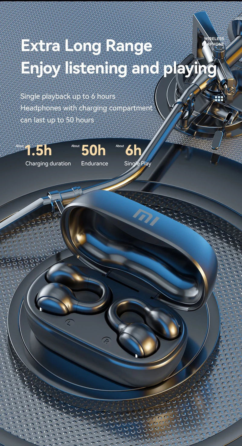 XIAOMI M47 Wireless Earbuds Bluetooth Headset Charging Noise Reduction Earphones Bone Conduction Headphones Sport With Mic free