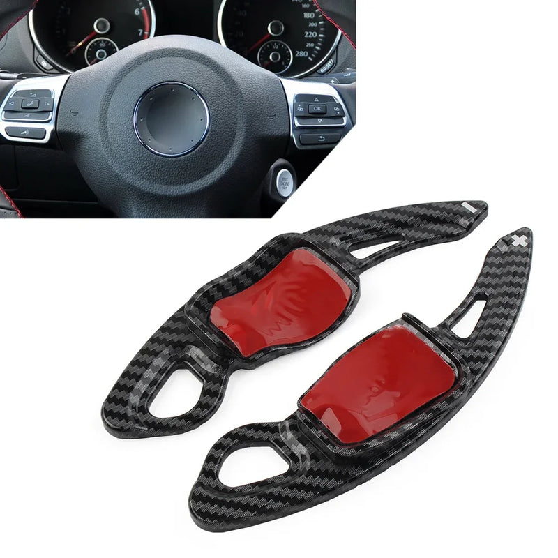 Extensão de câmbio de volante de carro, para volkswagen golf 5 golf 6 jetta passat polo sharan tiguan touareg touran scirocco