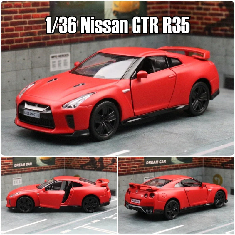 Carro de Brinquedo Nissan GT-R R35 - Escala 1:36