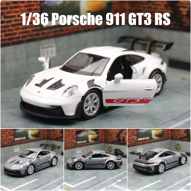 Carro de Brinquedo Porsche 911 GT3 RS - Escala 1:36