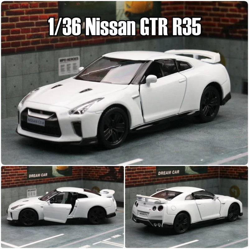 Carro de Brinquedo Nissan GT-R R35 - Escala 1:36