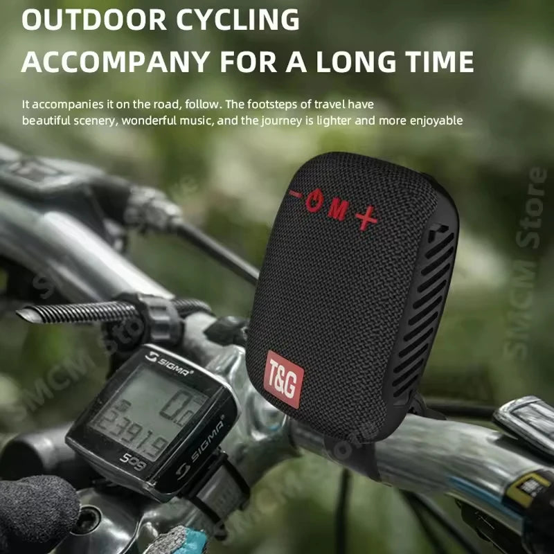 Outdoor Bicycle TG392 Bluetooth caixa de som Portable Wireless Sound Box TWS Handlebar Speaker Waterproof Subwoofer For Scooter