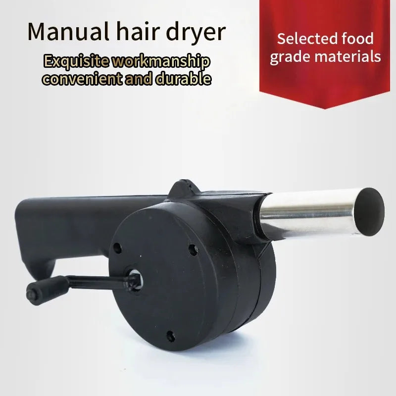 Hand BBQ Fan Outdoor BBQ Fan Air Blower For Barbecue Picnic Manual Grill BBQ Fan Fire Bellows BBQ Tools