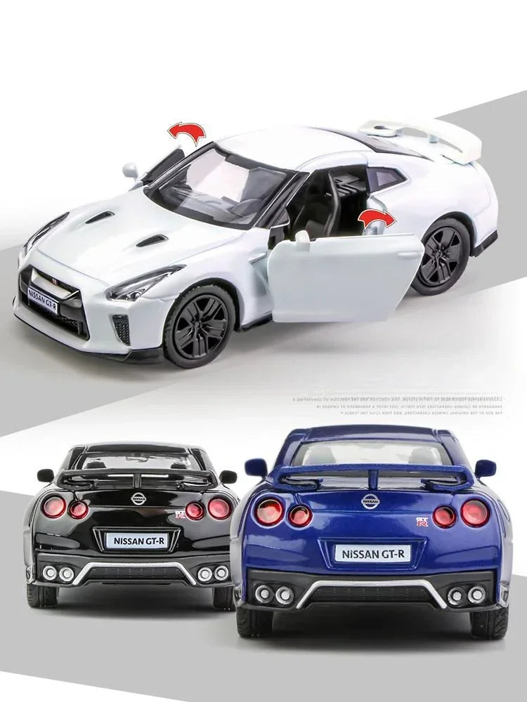 Carro de Brinquedo Nissan GT-R R35 - Escala 1:36