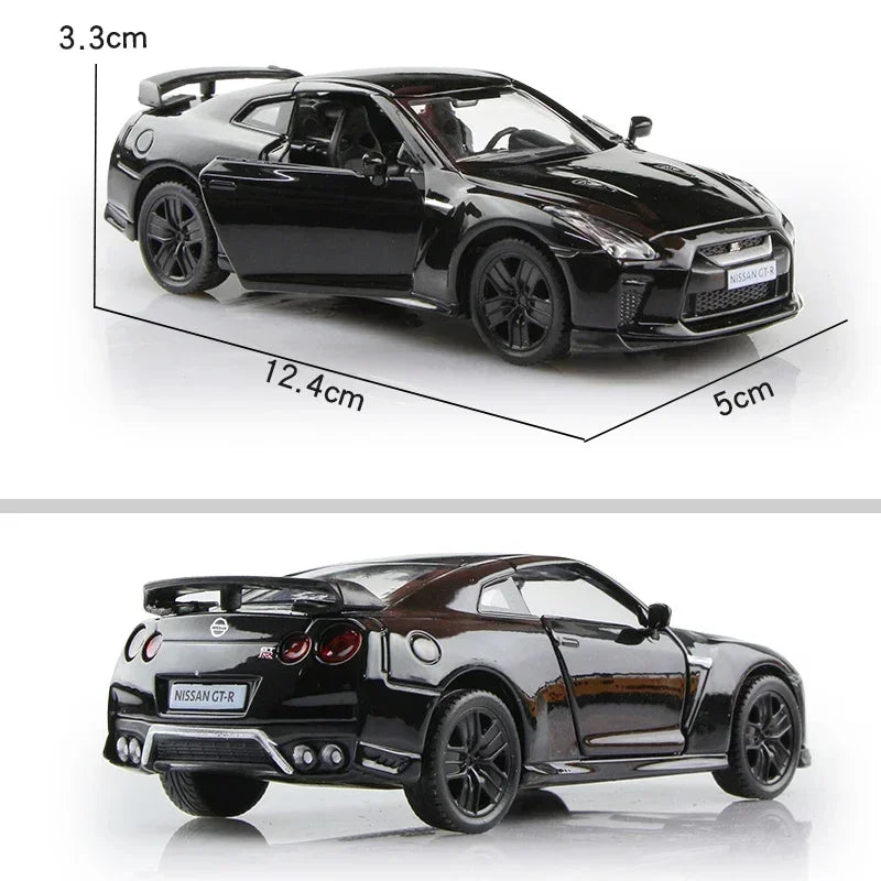 Carro de Brinquedo Nissan GT-R R35 - Escala 1:36