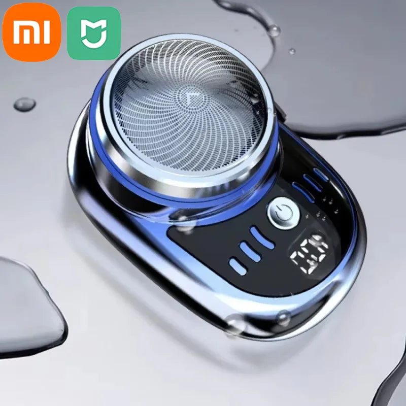 Máquina de Barbear Elétrica Xiaomi MIJIA, Navalha Portátil para Uso a Seco e Molhado, Acessório de Viagem para Homens, Barbear Recarregável, Ferramenta de Carregamento