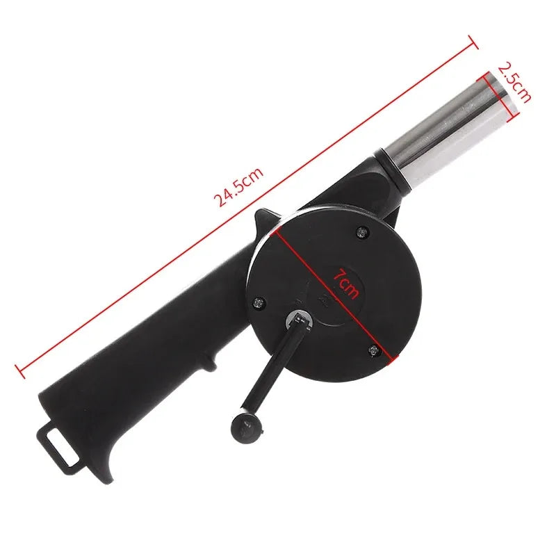 Hand BBQ Fan Outdoor BBQ Fan Air Blower For Barbecue Picnic Manual Grill BBQ Fan Fire Bellows BBQ Tools