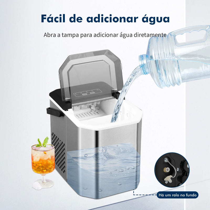 Electric Portable Ice Machine, Ice Machine, Ice Machine, Ice Making Machine, Portable Ice Making Machine, Brazil