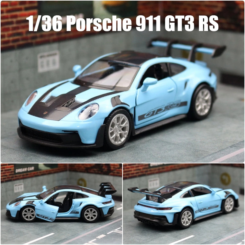 Carro de Brinquedo Porsche 911 GT3 RS - Escala 1:36