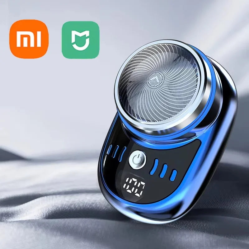 Máquina de Barbear Elétrica Xiaomi MIJIA, Navalha Portátil para Uso a Seco e Molhado, Acessório de Viagem para Homens, Barbear Recarregável, Ferramenta de Carregamento