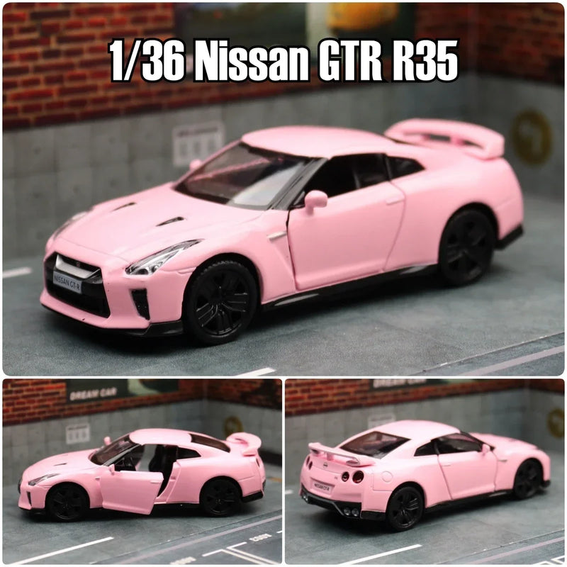 Carro de Brinquedo Nissan GT-R R35 - Escala 1:36