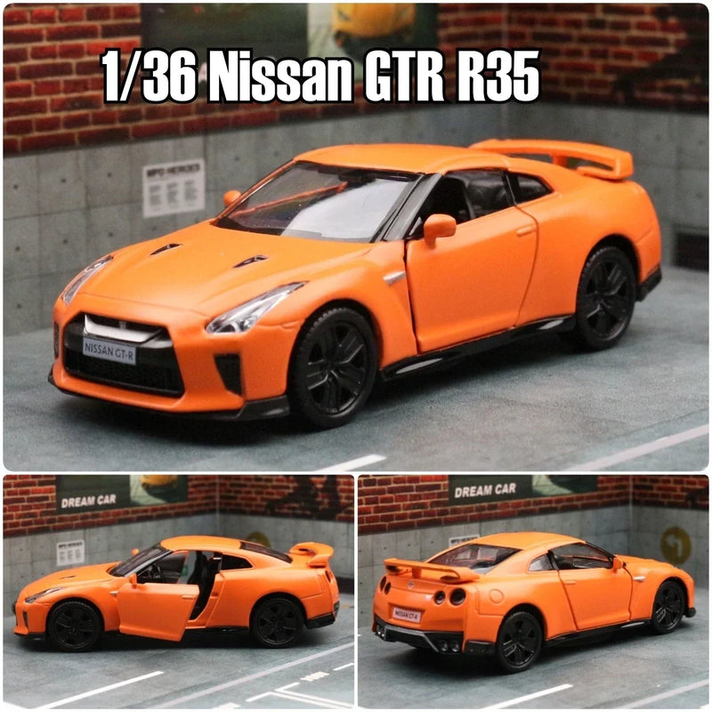 Carro de Brinquedo Nissan GT-R R35 - Escala 1:36