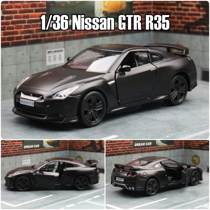 Carro de Brinquedo Nissan GT-R R35 - Escala 1:36