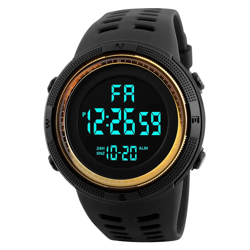 YIKAZE Y01 Military Men Sports Wristwatch Multifunction Men's Digital Watches Waterproof Clock Student Electronic Watch for man